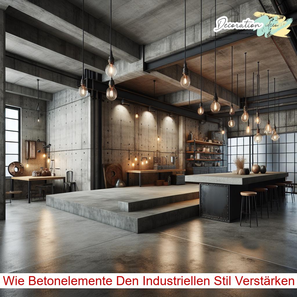 Wie Betonelemente Den Industriellen Stil Verstärken