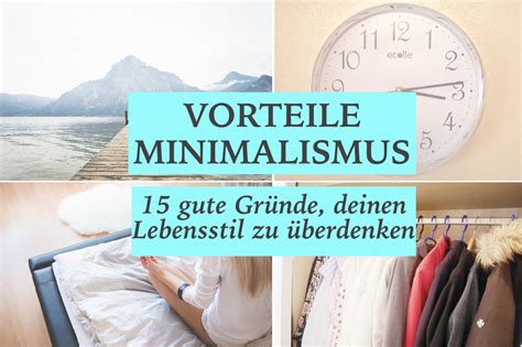 Grundprinzipien des Minimalismus