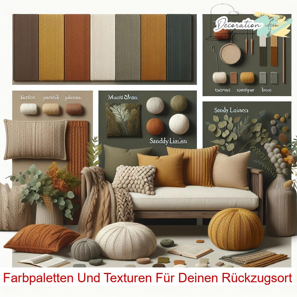 Farbpaletten Und Texturen Für Deinen Rückzugsort